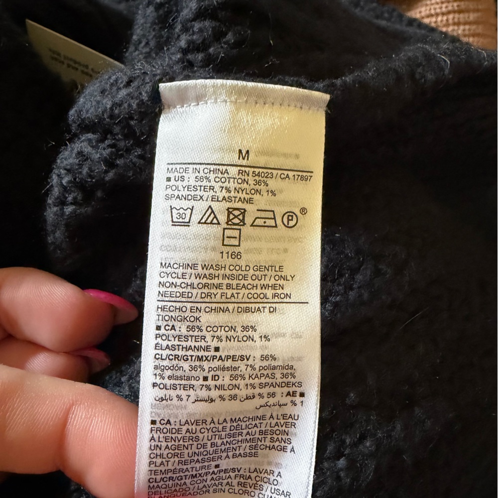 NWT Old Navy Black Sweater Dress - Picture 6 of 6